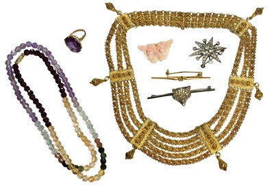 Lot 445 - A Small Quantity of Jewellery, comprising of a...