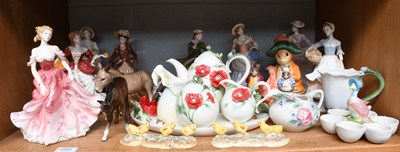 Lot 393 - A Collection of Royal Doulton and Coalport...