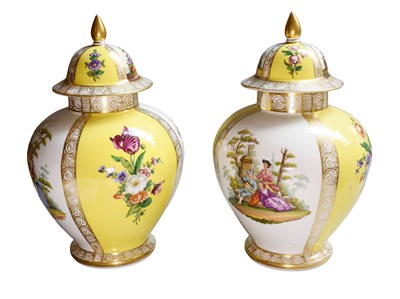 Lot 172 - A Pair of Helena Wolfsohn Porcelain Jars and...