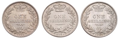 Lot 96 - Victoria, Shilling 1881, (Bull 3068, ESC 1338,...