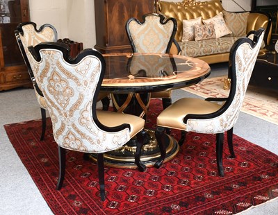 Lot 1411 - A Marquetry Circular Breakfast Table, on...
