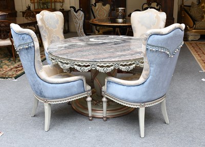 Lot 1412 - A Celadon Green and Parcel Gilt Centre...