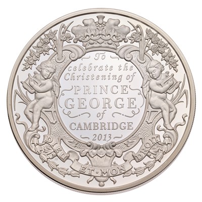 Lot 285 - Royal Mint, 5oz Silver Coin 2013, Christening...