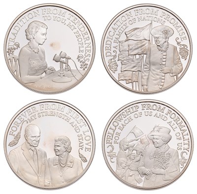 Lot 355 - Royal Mint, Silver Proof Four-Coin Set 2016,...