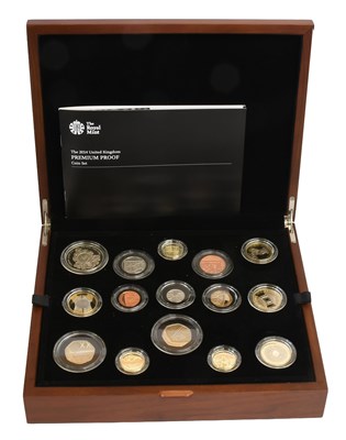 Lot 262 - UK Premium Proof Set 2014; 15 coin set,...
