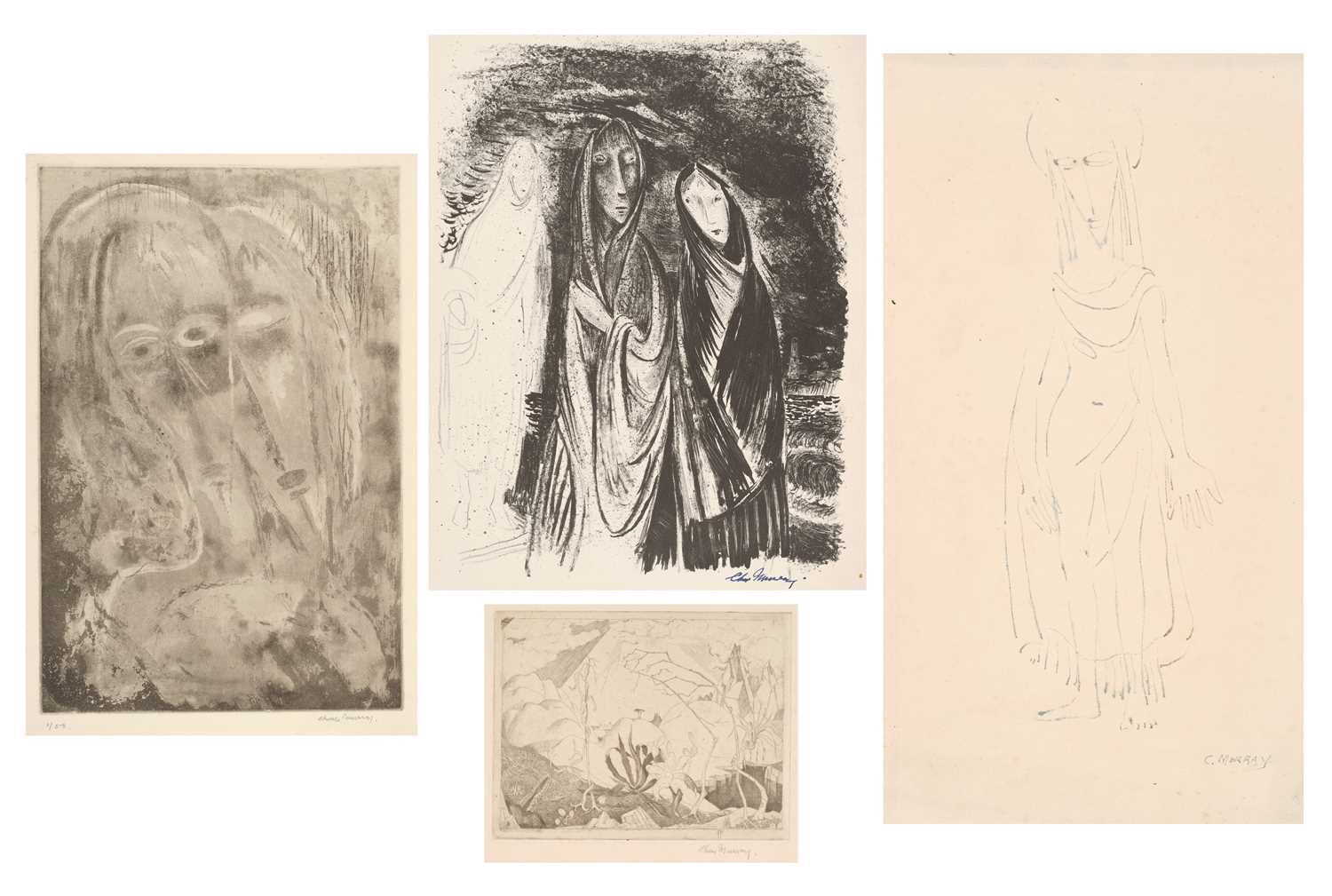 Lot 449 - Charles Murray (1894-1954) Scottish Surreal...
