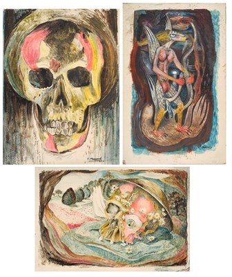 Lot 447 - Charles Murray (1894-1954) Scottish Skull...