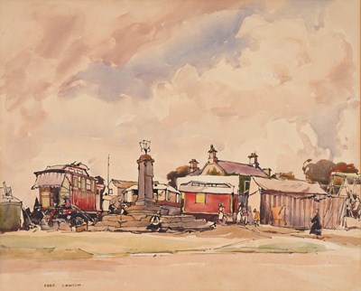 Lot 410 - Frederick (Fred) Lawson (1888-1968) Caravans...