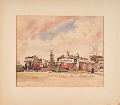 Lot 410 - Frederick (Fred) Lawson (1888-1968) Caravans...