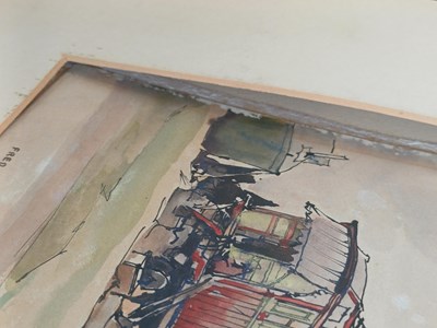 Lot 410 - Frederick (Fred) Lawson (1888-1968) Caravans...