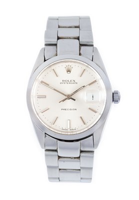 Lot 2422 - Rolex: A Stainless Steel Calendar Centre...