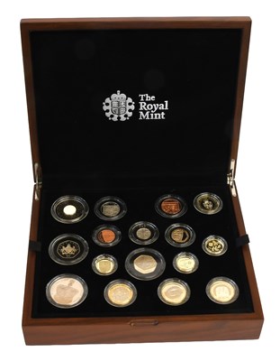 Lot 259 - UK Premium Proof Set 2013; 16 coin set,...
