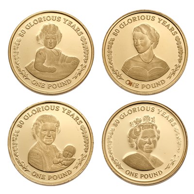 Lot 225 - Gibraltar, Four-Coin Proof Sovereign Set 2006,...