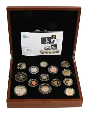 Lot 270 - UK Premium Proof Set 2019; 14 coin set,...