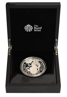 Lot 287 - UK, Silver Proof 5oz Ten Pounds 2018, Queen's...