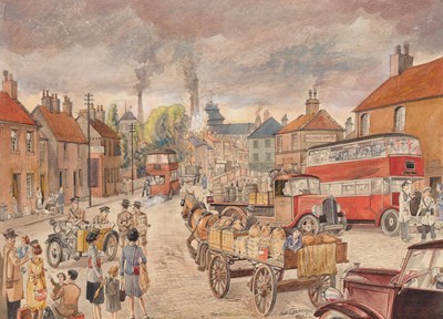 Lot 423 - Fred Cecil Jones RBA (1891-1956) "Tadcaster,...