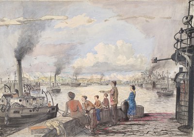 Lot 422 - Fred Cecil Jones RBA (1891-1956) "Heysham"...