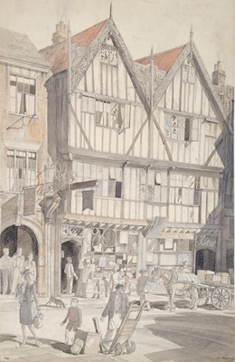 Lot 415 - Fred Cecil Jones RBA (1891-1956) "York" Signed,...