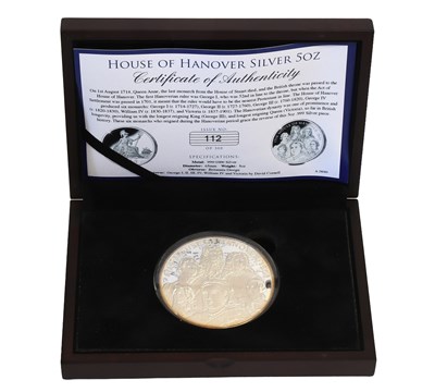 Lot 297 - House of Hannover, 5oz Fine Silver Medal 2014,...