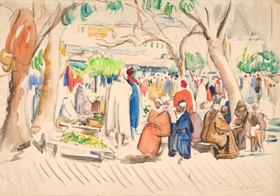 Lot 431 - Philip Naviasky (1894-1983) "Tangier" Signed,...