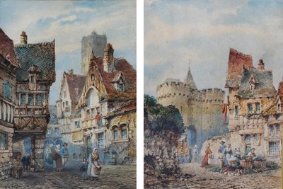 Lot 1210 - Felice Auguste Rezia (act.1857-1905/07) Market...