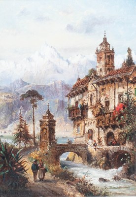 Lot 1212 - Felice Auguste Rezia (act.1857-1905/07) Alpine...