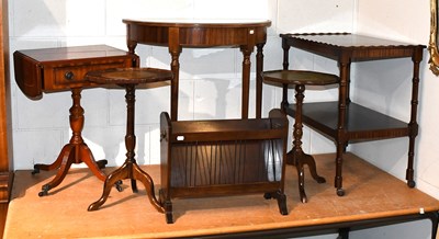 Lot 1340 - A Group of Reproduction Occasional Furniture,...