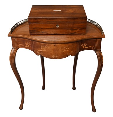 Lot 1562 - An Early 20th Century Mahogany Inlaid Side...