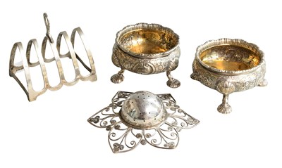 Lot 89 - A Collection of Assorted Silver, comprising a...