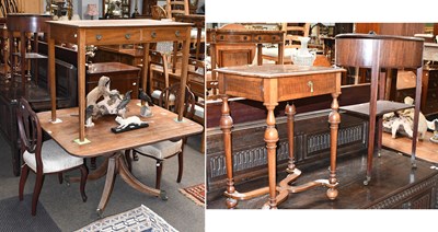 Lot 1182 - A 19th Century Mahogany Centre Pedestal...