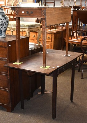 Lot 1253 - A George III Mahogany Single Drawer Pembroke...