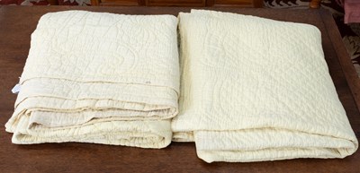 Lot 1005 - Two Similar Late 19th Century Pale Yellow...