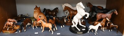 Lot 153 - A Group of Beswick and Royal Doulton Horses,...