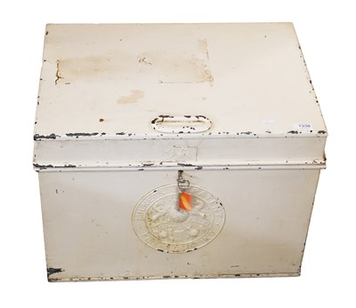Lot 1338 - A Milner's Patent Fire Resisting Strongbox,...