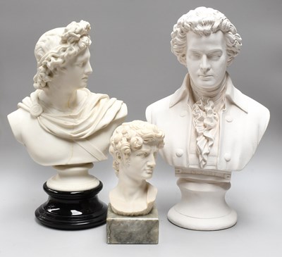 Lot 42 - An Art Union of London Parian Bust of Apollo,...