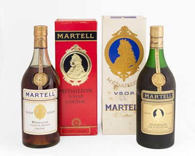 Lot 3119 - Martell V.S.O.P. Médaillon Cognac, 1970s...