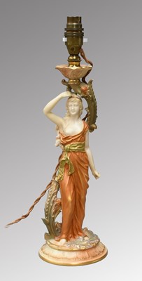 Lot 7 - A Royal Worcester Porcelain Figural...