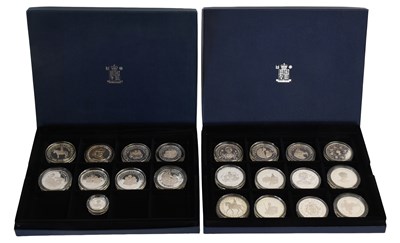 Lot 389 - Assorted Royal Mint Silver Proof Coins, 21...