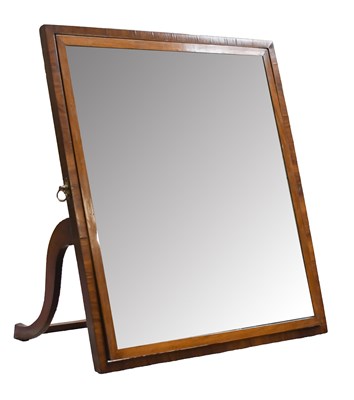 Lot 1199 - A Satinwood Dressing Table Strut Mirror, with...