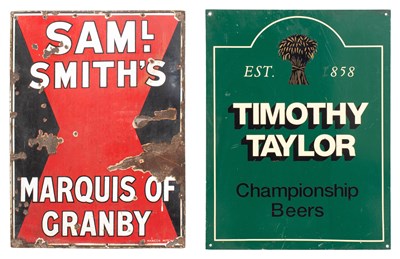 Lot 3083 - Sam Smith Marquis Of Granby Enamel Adverting Sign