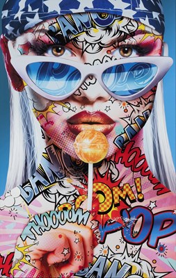 Lot 1091 - Monika Nowak (Contemporary) "Candy Kiss"...