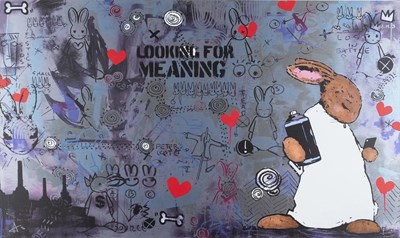 Lot 1113 - Harry Bunce (b. 1967) "The Word on the Street"...