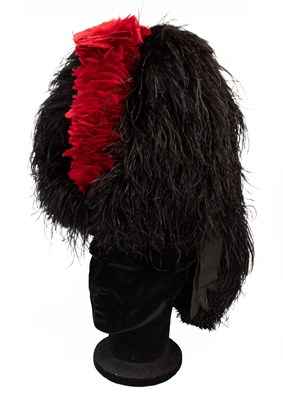 Lot 211 - An Elizabeth II OR's Black Ostrich Feather...