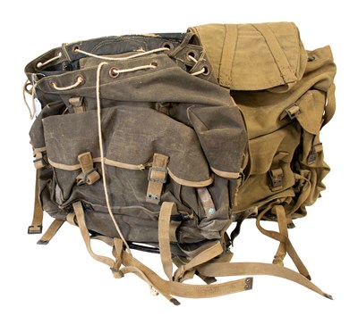 Lot 132 - Two Second World War Commando Bergen Rucksacks,...