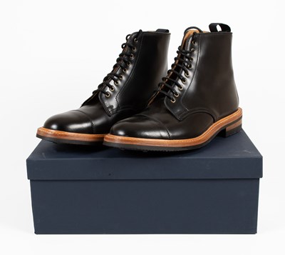 Lot 1047 - Pair of Men's Tricker's Black Leather Derby...