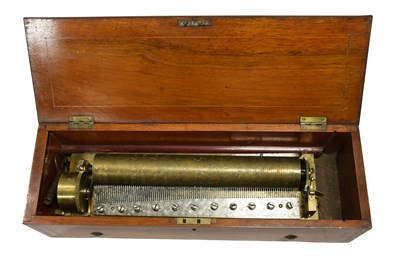 Lot 3098 - A Key-Wind Musical Box Playing Eight Airs By Lecoultre Frères