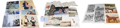 Lot 264 - Small cinema posters, stamps and postcards