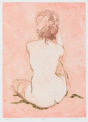 Lot 1186 - Mark Spain (b.1962) "Seated Nude" Signed,...