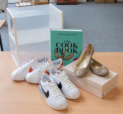 Lot 1169 - Two Pairs of Brand New Unworn Nike Trainers,...