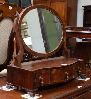Lot 1383 - A 19th Century Mahogany Serpentine Fronted...